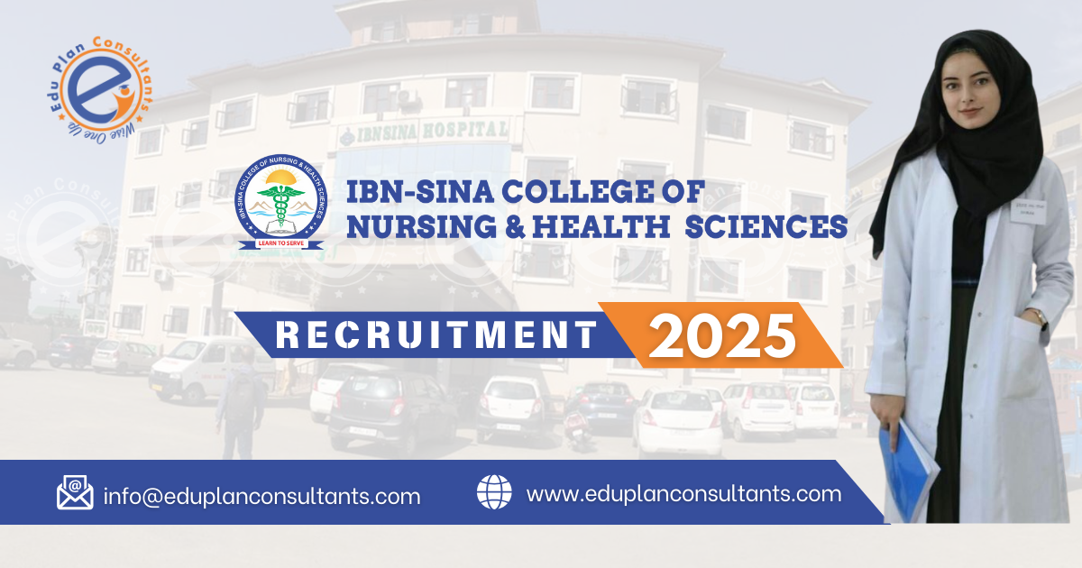Edu Plan Consultants - Job Opportunities at IBN Sina College of Nursing and Health Science