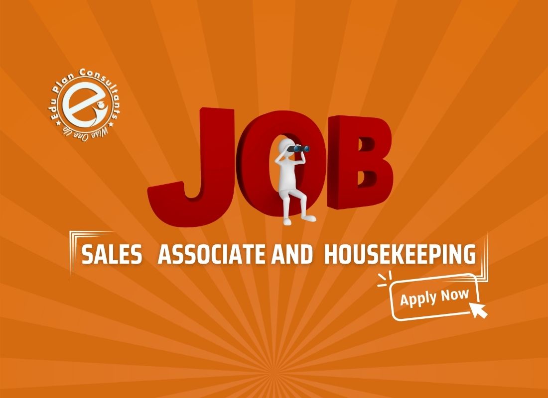 Edu Plan Consultants - Immediate Hiring Sales Associate and Housekeeping Staff Walk-In Interviews