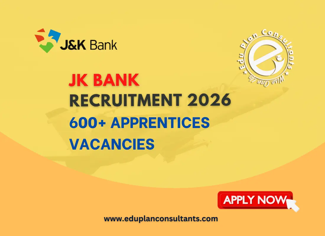 Edu Plan Consultants-J&K Bank Apprentice Recruitment 2026 | Apply Online for 614 Posts
