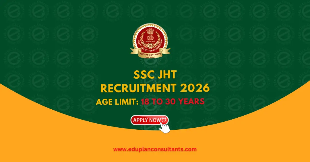 SSC JHT Recruitment 2026 | 84 Junior Hindi Translator Vacancies | Apply Online