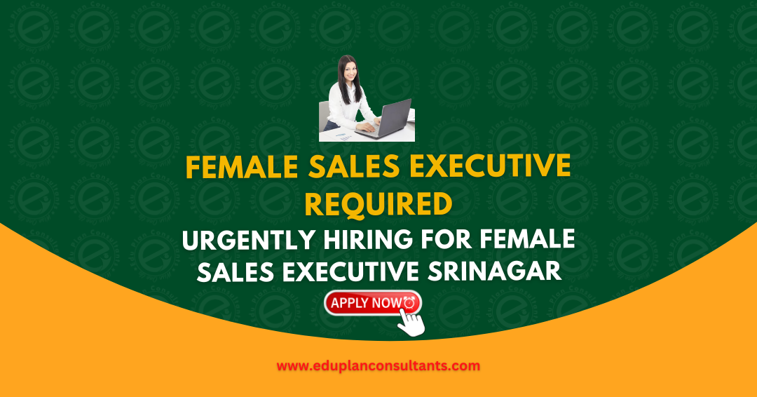 Female Sales Executive Job in Travel Company | Jolly Holidays Careers 2026