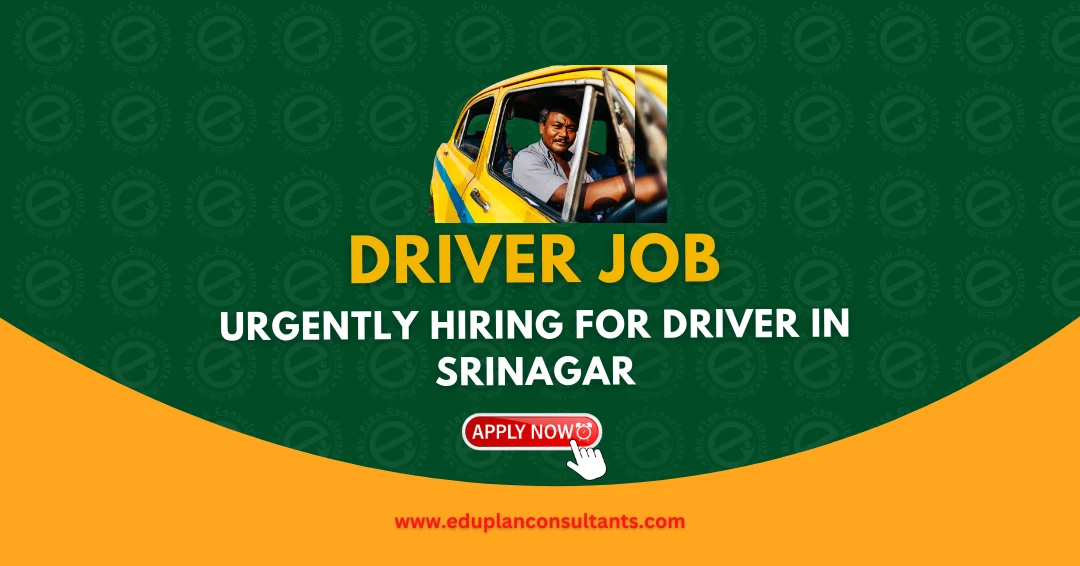Driver Job Vacancy in Rajbagh Srinagar | Jawed Habib Salon Hiring