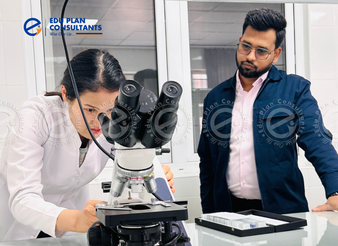 Behind the scenes at the International University of Kyrgyzstan. An insightful lab visit with Edu Plan Consultants to understand the hands-on learning environment offered to students.